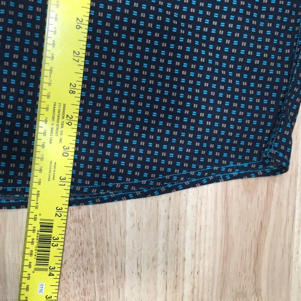 Cinch Mens Shirt Modern Fit Western Geometric Snap L Black Teal